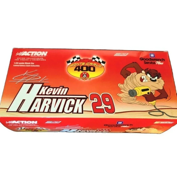 1/24 Action Nascar 2001 Kevin Harvick #29 Monte Carlo Looney Toons  Goodwrench - Picture 1 of 15